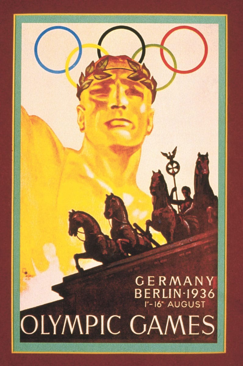 1936年のオリンピックのポスター