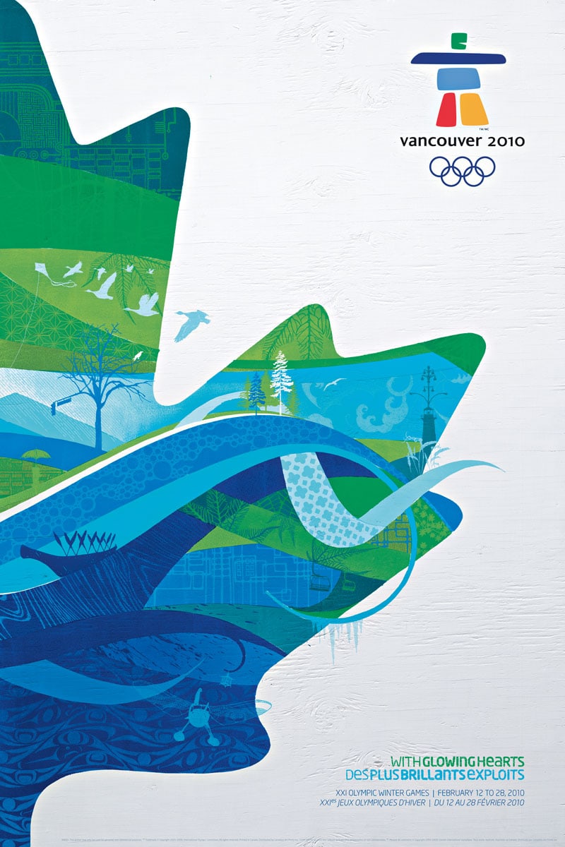 2010年バンクーバー冬季オリンピックのポスター