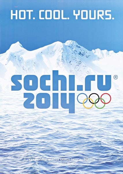 2014年ソチ冬季オリンピックのポスター