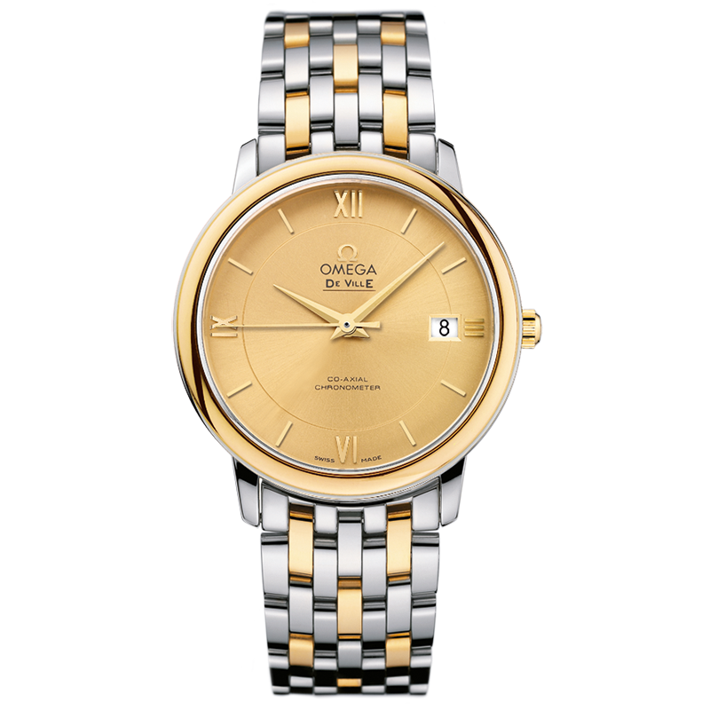 オメガ OMEGA 腕時計 メンズ De Ville Prestige デ・ヴィル プレステージ 424.20.37.20.08.001 イエロー