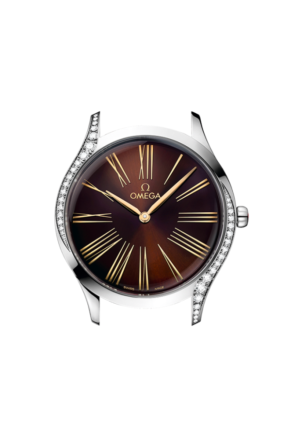 De Ville Trésor 36 mm, ステンレススティール レザーストラップ