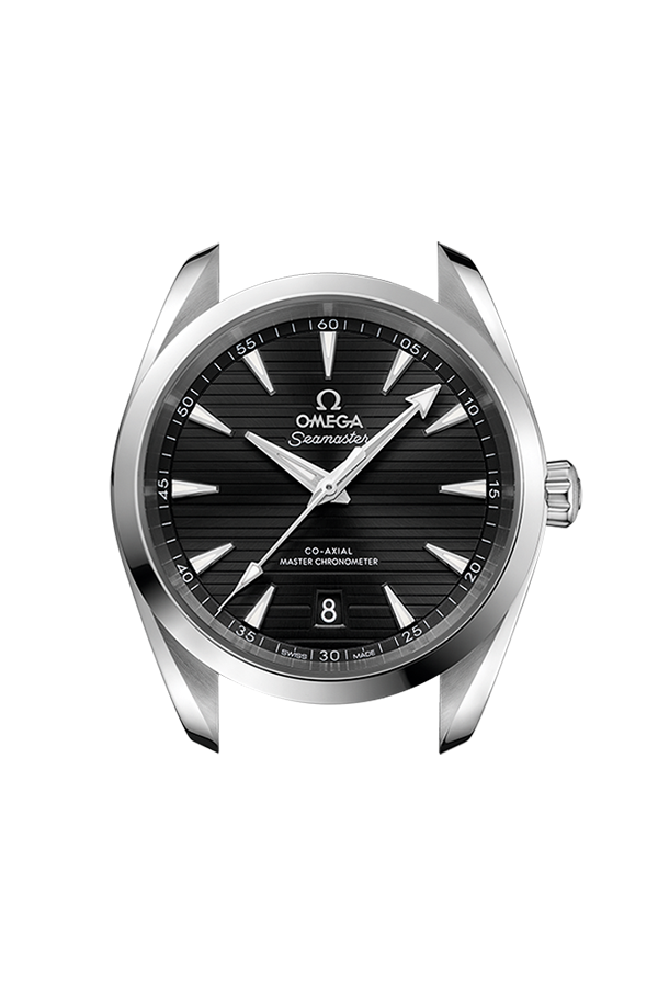 Seamaster Aqua Terra 150M 38 mm, ステンレススティール レザー