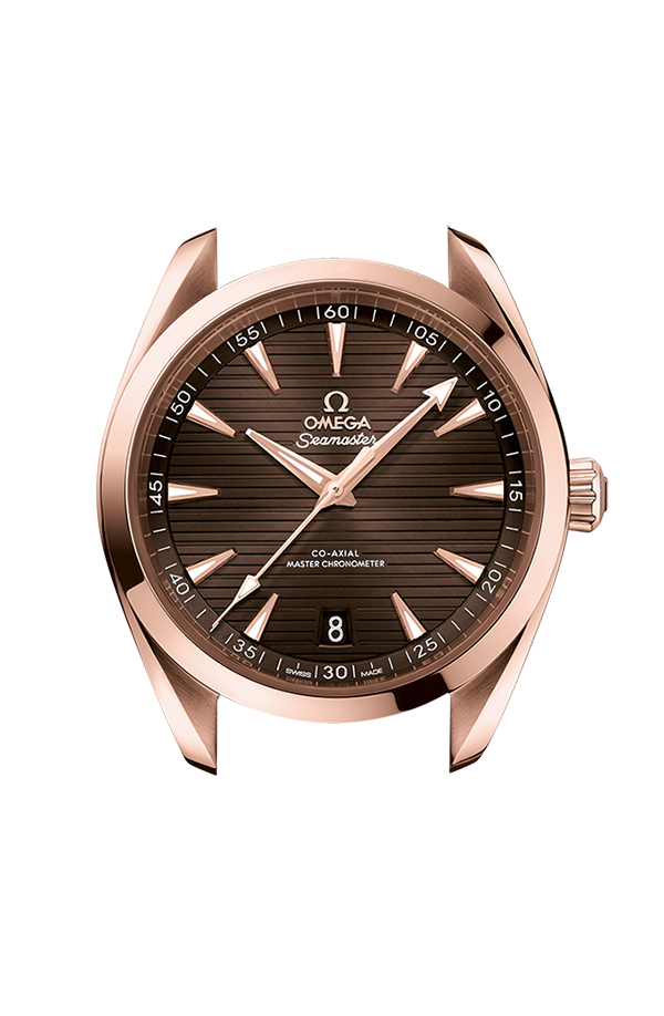 Seamaster Aqua Terra 150M 41 mm, セドナゴールド レザー