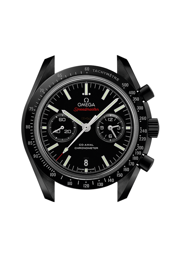 オメガ OMEGA スピードマスター ダーク サイド オブ ザ ムー﻿ン 311.92.44.30.01.001 ブラックセラミック & レザーストラッ﻿プ 手巻き メンズ 腕時計