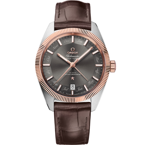 Constellation Globemaster 41 mm, スティール - セドナゴールド   レザーストラップ - レファレンス 130.23.41.22.06.001