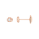 Constellation ピアス, 18Kレッドゴールド, ダイヤモンド - EA01BG0100105