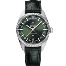 Constellation Globemaster 41 mm, ステンレススティール レザー