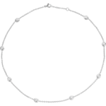 Constellation ネックレス, ダイヤモンド, 18Kホワイトゴールド - NA01BC0100105