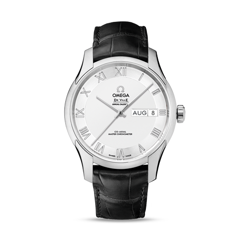 De Ville Hour Vision 41 mm, ステンレススティール レザー