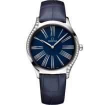 De Ville Trésor 36 mm, ステンレススティール   レザーストラップ - 42818366003001