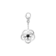 オメガマニア フラワー チャーム, 18Kホワイトゴールド, オニキス - M39BCA0201505