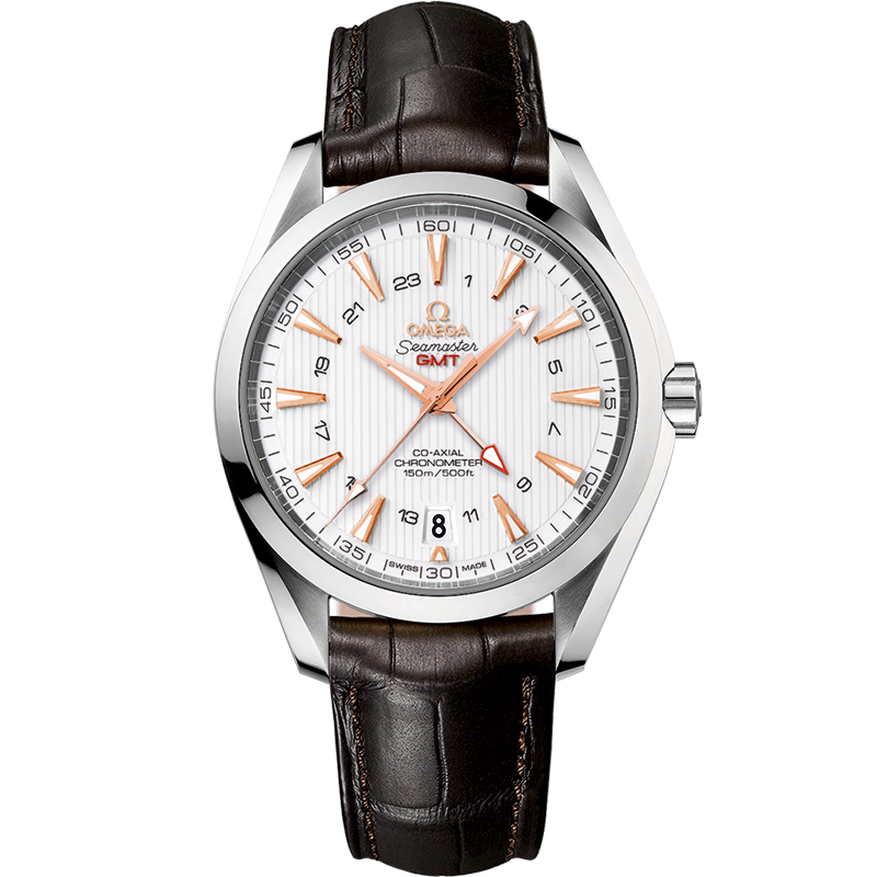 Seamaster Aqua Terra 150M 43 mm, ステンレススティール レザー