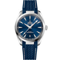 Seamaster 38 mm, ステンレススティール   ラバーストラップ - 220.12.38.20.03.001