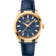 Seamaster 38 mm, イエローゴールド   レザーストラップ - 522.53.38.20.03.001