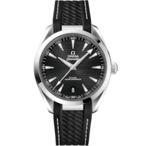 Seamaster 41 mm, ステンレススティール   ラバーストラップ - 220.12.41.21.01.001