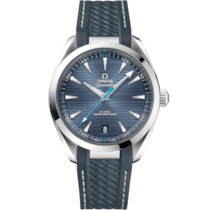 Seamaster 41 mm, ステンレススティール   ラバーストラップ - 220.12.41.21.03.002