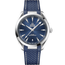 Seamaster 41 mm, ステンレススティール   ラバーストラップ - 220.12.41.21.03.007