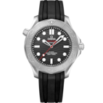 Seamaster 42 mm, ステンレススティール   ラバーストラップ - 210.32.42.20.01.002