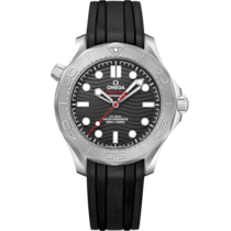 Seamaster 42 mm, ステンレススティール   ラバーストラップ - 210.32.42.20.01.002