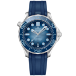 Seamaster 42 mm, ステンレススティール   ラバーストラップ - 210.32.42.20.03.002