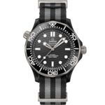 Seamaster 43.5 mm, ブラックセラミック   NATOストラップ - 210.92.44.20.01.002