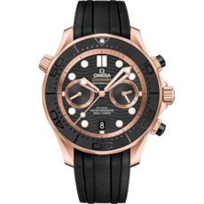 Seamaster Diver 300M 44 mm, セドナゴールド ラバーストラップ