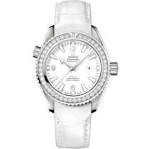 Seamaster Planet Ocean 600M 37.5 mm, ステンレススティール   レザーストラップ - 23218382004001