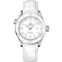 Seamaster Planet Ocean 600M 37.5 mm, ステンレススティール   レザーストラップ - 23233382004001