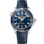 Seamaster 39.5 mm, ステンレススティール   ラバーライニング レザーストラップ - 215.33.40.20.03.001