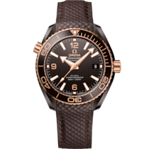 Seamaster 39.5 mm, ブラウンセラミック   ラバーストラップ - 215.62.40.20.13.001