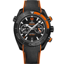 ブラックダイアルウォッチ、ブラックセラミック製ケース、ラバーストラップ bracelet - Seamaster Planet Ocean 600M 45.5 mm, ブラックセラミック & ラバーストラップ - 215.92.46.51.01.001が付属