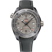 Seamaster 45.5 mm, グレーセラミック   ラバーストラップ - 215.92.46.22.99.002