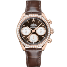 Speedmaster 38 mm, セドナゴールド アリゲーター - 324.58