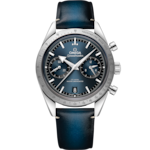 Speedmaster 40.5 mm, ステンレススティール   レザーストラップ - 332.12.41.51.03.001