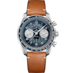 Speedmaster 43 mm, ステンレススティール   レザーストラップ - 329.32.43.51.03.001