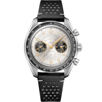 Speedmaster Chronoscope 43 mm, ステンレススティール   レザーストラップ - 522.32.43.51.02.001