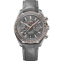 Speedmaster ダーク サイド オブ ザ ムーン 44.25 mm, グレーセラミック   レザー ストラップ＆フォールディングクラスプ - 311.63.44.51.99.001