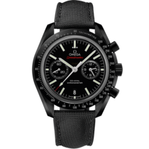 Speedmaster ダーク サイド オブ ザ ムーン 44.25 mm, ブラックセラミック   ナイロン ストラップ - 311.92.44.51.01.003