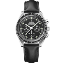 Speedmaster ムーンウォッチ プロフェッショナル 42 mm, ステンレススティール   レザーストラップ - 310.32.42.50.01.002