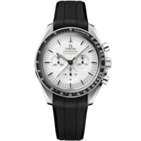Speedmaster ムーンウォッチ プロフェッショナル 42 mm, ステンレススティール   ラバーストラップ - 31032425004001