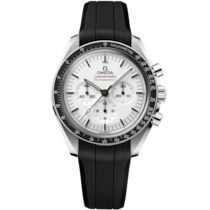 Speedmaster ムーンウォッチ プロフェッショナル 42 mm, ステンレススティール   ラバーストラップ - 310.32.42.50.04.001