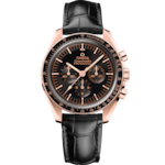 Speedmaster 42 mm, セドナゴールド   レザーストラップ - 310.63.42.50.01.001