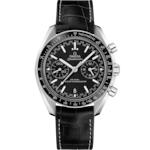 Speedmaster 44.25 mm, ステンレススティール   レザーストラップ - 329.33.44.51.01.001