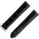 ツーピース ストラップ - ブラック アリゲーターレザーストラップ、フォールディングクラスプ付き - 032CUZ007467