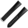 ツーピース ストラップ - ブラック ヴィーガンストラップ、フォールディングクラスプ付き - 032Z017135